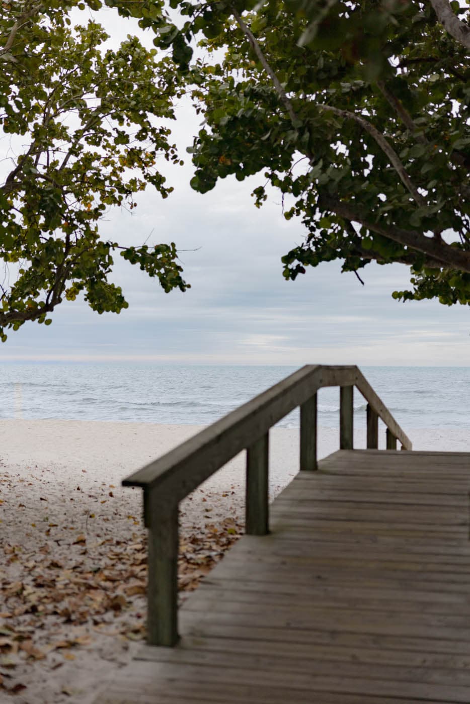 Beach access boardwalk near Inn on Fifth in Naples, Florida